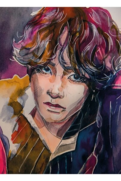 Universal Bts - Poster decorativ din lemn Taehyung Cod3844