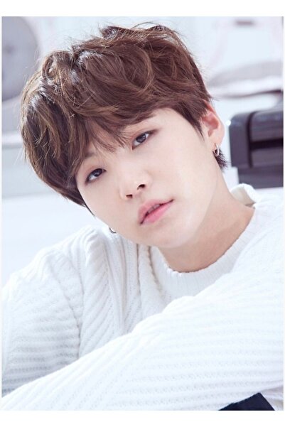 Universal Poster decorativ din lemn Bts Yoongi Cod4684