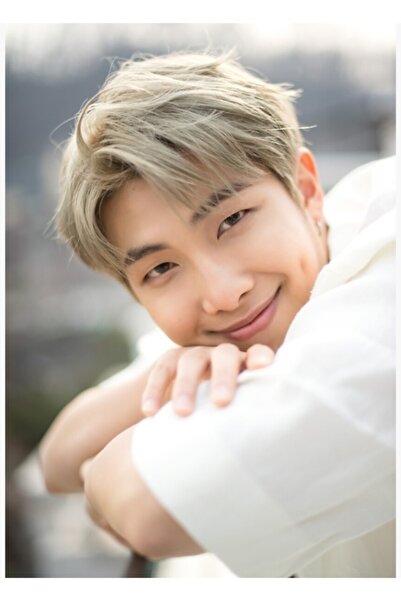 Universal Bts White Day - Rm Ξύλινη Αφίσα Ζωγραφικής Διακοσμητική Ξύλινη Αφίσ...