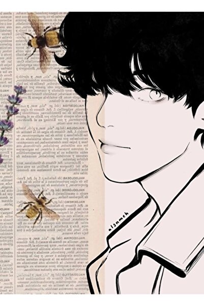 Universal Bts V - Η αισθητική ξύλινη αφίσα του Tae για διακόσμηση, Κωδικός2039