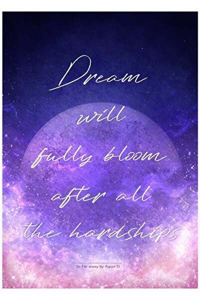 Universal Προσφορές August D Bts So Far Way (έγχρωμη έκδοση) Ξύλινη διακοσμητ...