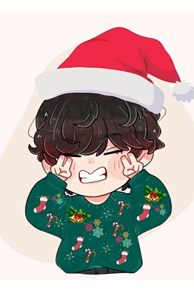 Universal V Bts Tablou Crăciun Fericit Poster din lemn decorativ Cod2839