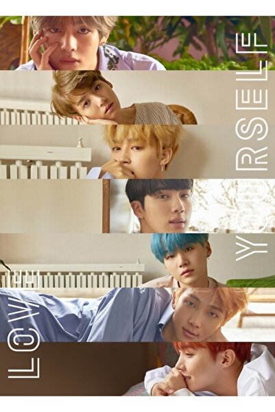 Universal Bts I Love Myself Έκδοση L Ξύλινη ζωγραφική αφίσα Διακοσμητική Κωδι...