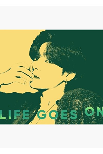 Universal Bts Be: Η ζωή συνεχίζεται (v) Ξύλινη διακοσμητική αφίσα με εκτύπωση...