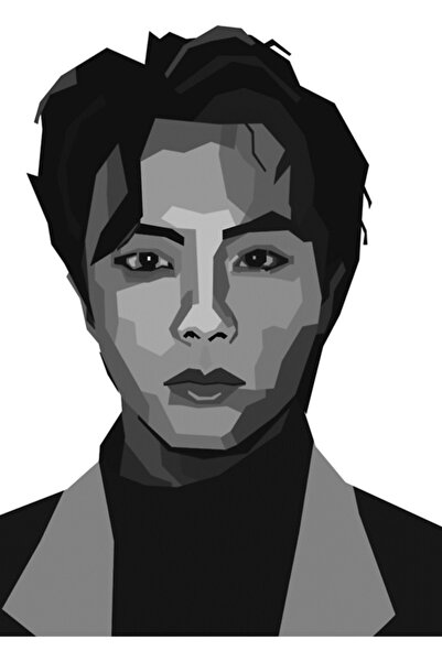 Universal Κιμ Σεοκ Τζιν BTS Ξύλινη Αφίσα Τέχνης Διακοσμητική Κωδικός3427