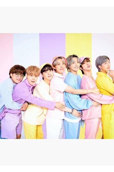 Universal Bts Festa Ot7 Ξύλινη Αφίσα Τραπεζιού Διακοσμητική Ξύλινη Αφίσα Κωδι...