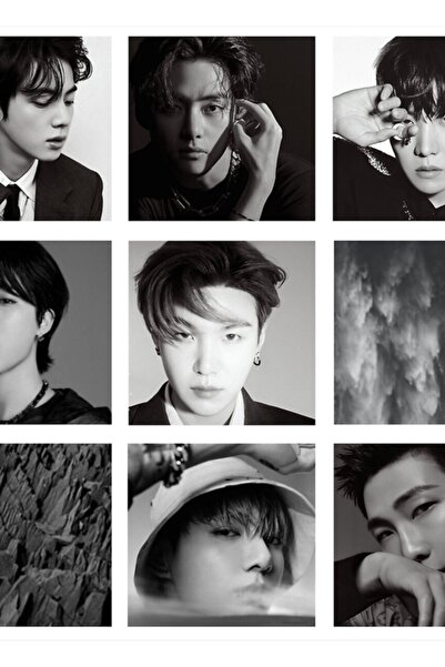 Universal Bts Tablo C1 Ahşap Poster Dekoratif Kod6045