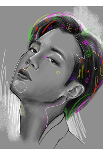 Universal Bts Jimin Ξύλινη Διακοσμητική Αφίσα Κωδικός5022