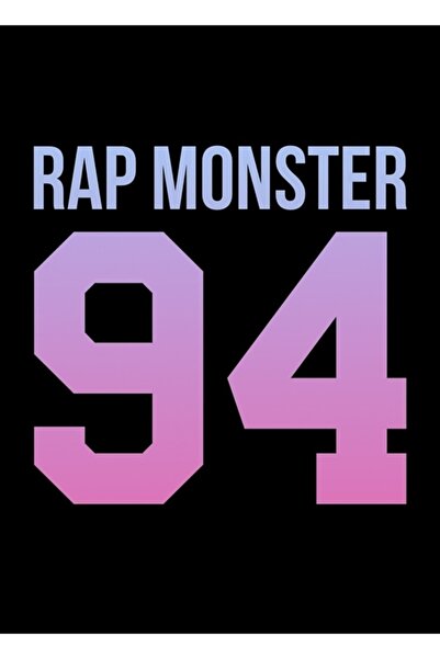 Universal Bts Rap Monster 94 Ξύλινη αφίσα ζωγραφικής διακοσμητική ξύλινη αφίσ...