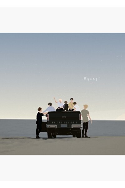 Universal Epifani - Ξύλινη Αφίσα BTS Διακοσμητική Κωδικός4035