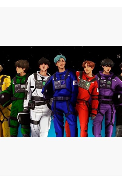 Universal Bts - 4m0ng We Are The Team Friends Πίνακας Ξύλινη Αφίσα Διακοσμητι...