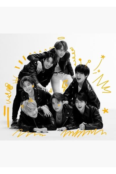 Universal Bts (Bts) ? ? ? ?? Table Wooden Poster Decorative Code3478