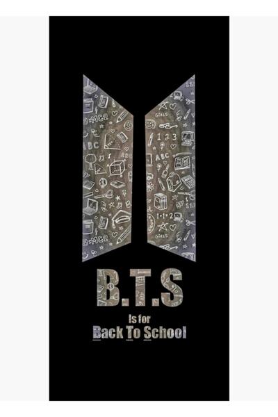 Universal Bts Επιτραπέζια ξύλινη διακοσμητική αφίσα για την επιστροφή στο σχο...