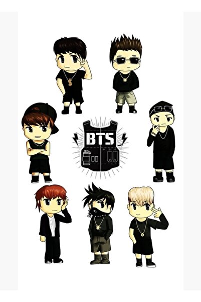 Universal Bts Ξύλινη Αφίσα Τέχνης Διακοσμητική Κωδικός6033