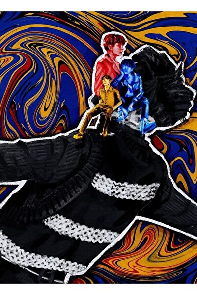 Universal Βασικό χρώμα Bts Jhope Ψηφιακή ζωγραφική Ξύλινη αφίσα Διακοσμητική ...