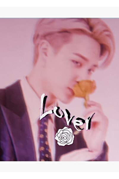 Universal Bts Jimin - Poster decorativ din lemn cu tablou Lover Cod3254