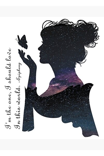 Universal Декоративен дървен плакат с цитат от BTS Epiphany, код 2834