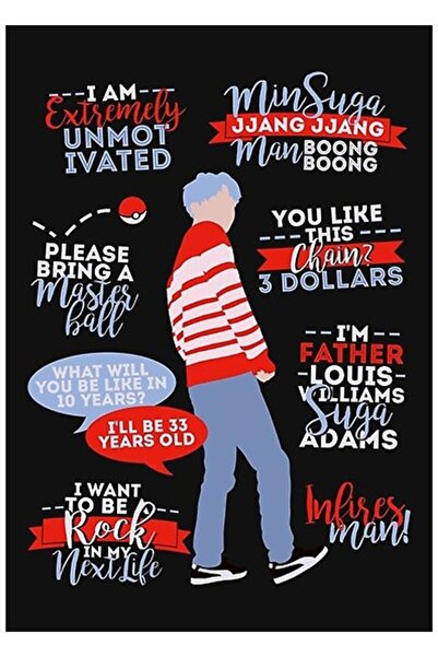 Universal Bts Min Yoongi Ξύλινη Αφίσα Τέχνης Διακοσμητική Κωδικός3990