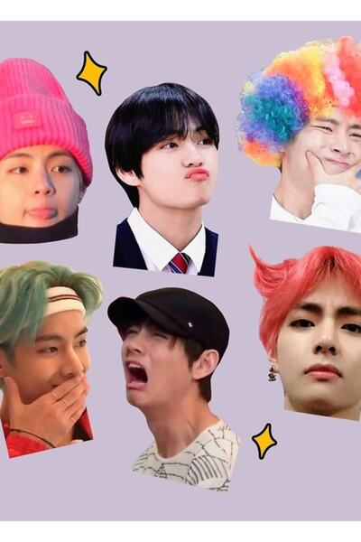 Universal Bts V Taehyung Αστείος πίνακας με μιμίδια Ξύλινη διακοσμητική αφίσα...