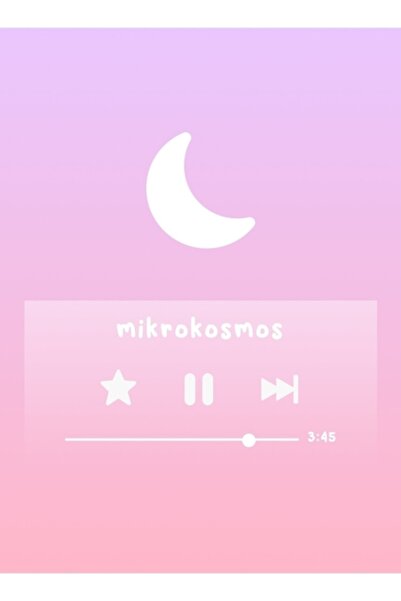 Universal Poster decorativ din lemn Bts Mikrokosmos Tablo Cod3685