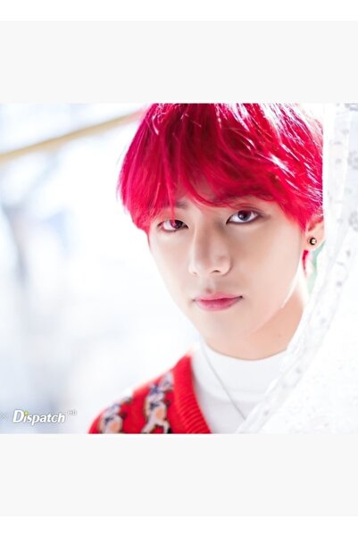 Universal Poster decorativ din lemn cu tablou de Crăciun Bts Taehyung Cod3218