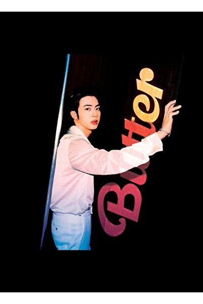 Universal Bts Butter Jin s-a întors în 2021 Tablou Poster din lemn Decorativ ...