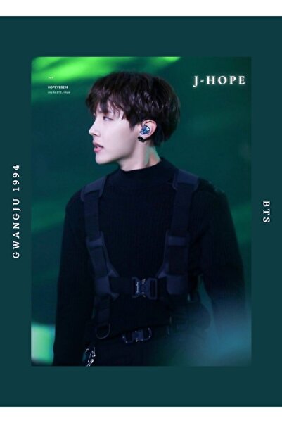 Universal Bts J-hope: Tema întunecată # 1 Poster decorativ din lemn Cod1287