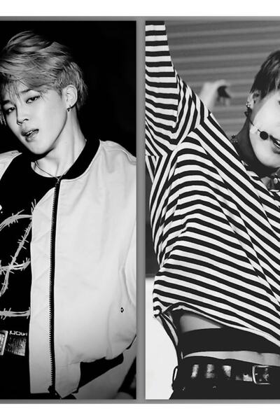 Universal Poster decorativ din lemn Bts Jimin Cod4881