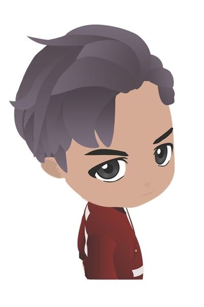 Universal Poster decorativ din lemn Bts Rm Mic Drop Chibi Cod2334