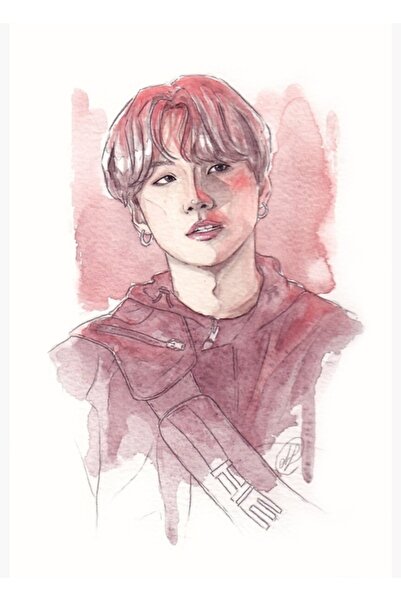Universal Bts - Poster decorativ din lemn Suga Kod4698
