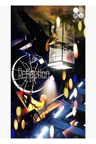 Universal BTS Φτερά # 5 Ξύλινες Αφίσες Τραπεζιού Αντανάκλασης Διακοσμητικές Κ...