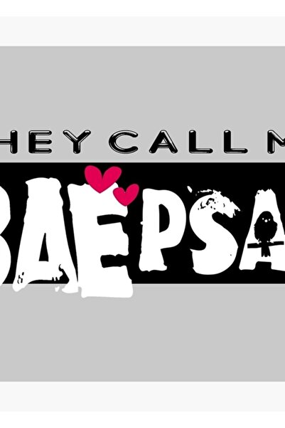 Universal Bts Baepsae - Ξύλινη Διακοσμητική Αφίσα Τέχνης με Κοράκι και Κοράκι...