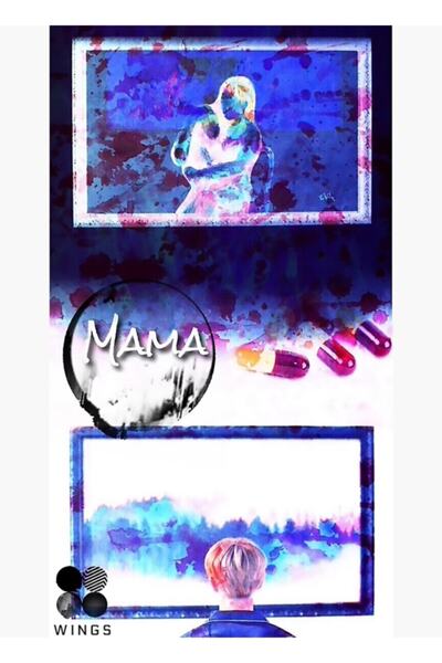 Universal BTS Φτερά # 6 Ξύλινη Ξύλινη Αφίσα Τέχνης Μητέρας Διακοσμητική Κωδικ...