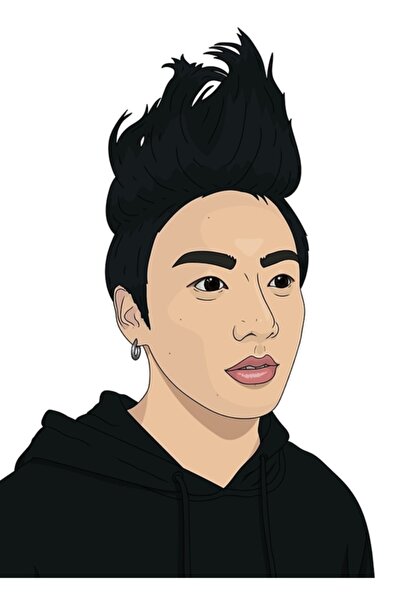 Universal Bts Jungkook Fan Art Meme Πίνακας Ξύλινη Αφίσα Διακοσμητική Ξύλινη ...