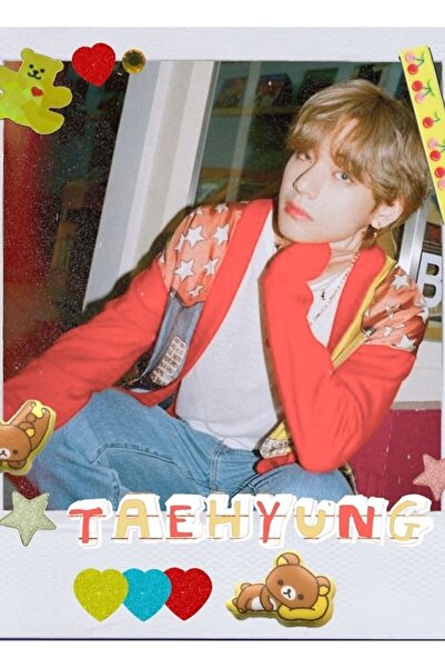 Universal Taehyung V Bts Fotografie Tablou Poster din lemn Decorativ Cod1696