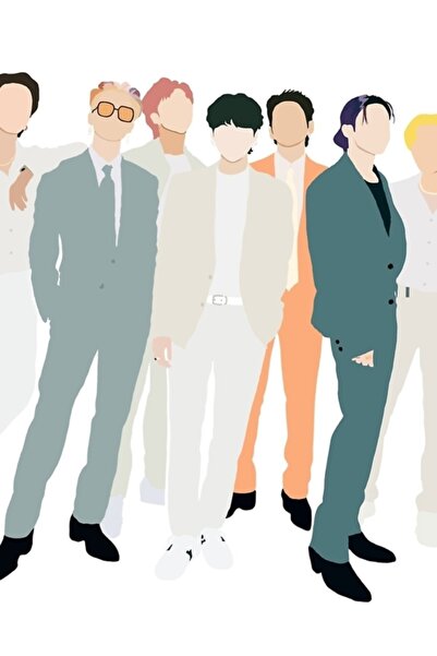 Universal BTS Butter, Μπάτερ BTS, Ξύλινη Διακοσμητική Αφίσα με Φωτογραφία Ομά...