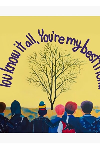 Universal Spring Day Bts Πίνακας Στίχων Ξύλινη Διακοσμητική Αφίσα Κωδικός1257