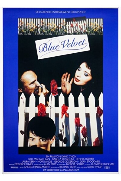 Universal Γερμανική Μπλε Βελούδινη Ξύλινη Αφίσα Ζωγραφικής Διακοσμητική