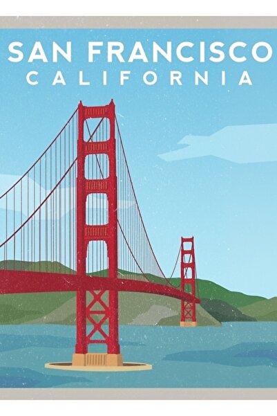 Universal Γέφυρα Γκόλντεν Γκέιτ - Σαν Φρανσίσκο, Καλιφόρνια Ξύλινη Διακοσμητι...