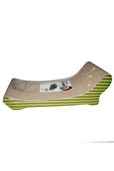 Pawise كرسي خدش للقطط من الورق المقوى على شكل سرير استلقاء ملون، مقاس 47 سم، ممتع ومريح للاستخدام