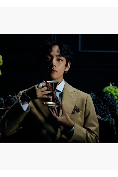 Universal Bts Map of the Soul 7 V (Taehyung) Painting Wooden Poster Decorativ...