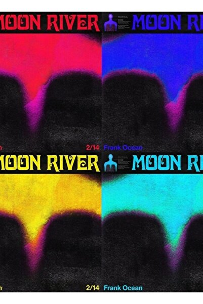 Universal Moon River - Poster decorativ din lemn Frank Ocean Tablo
