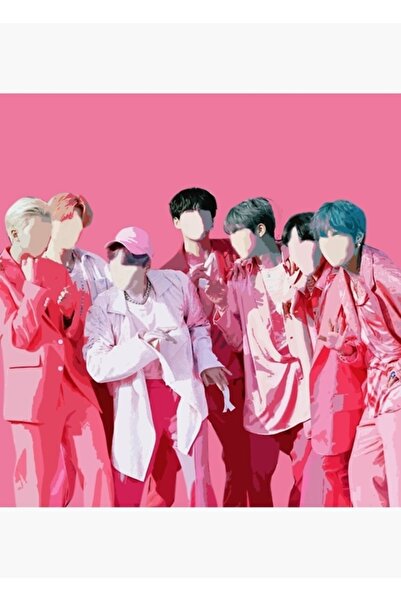 Universal Bts Luv X01 Ξύλινη Αφίσα Ζωγραφικής Κωδικός6050