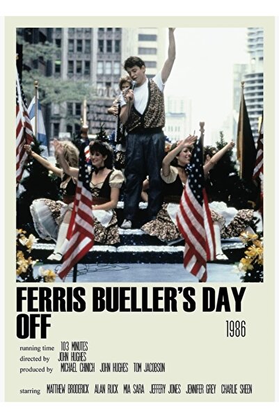 Universal Η μέρα του Φέρις Μπιούλερ είναι μια εναλλακτική εμφάνιση (1) Ξύλινη...