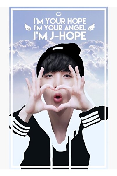 Universal Poster decorativ din lemn Angel J-hope Cod4325
