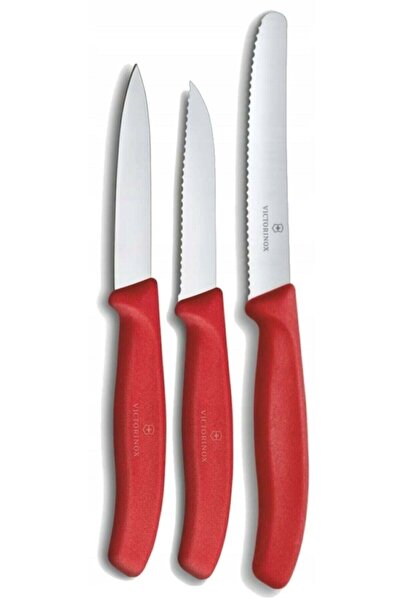 Victorinox Kırmızı Soyacak Seti 3'lü Set