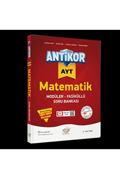 Fdd Yayınları Ayt Antikor Matematik Soru Bankası Korhan Sert Hasan Gök