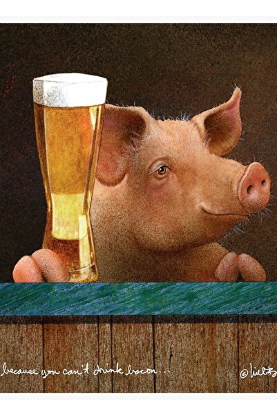 Universal Will Bullas Art Print Μπύρα ... Περιστασιακά δεν μπορείτε να πιείτε...