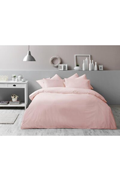 Taç Hilays Basic Pink Единичен антибактериален комплект за легло