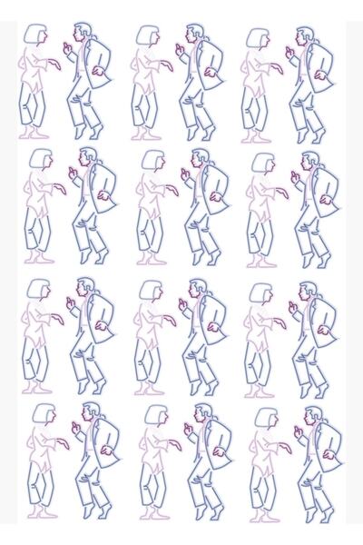 Universal Φθηνό έργο τέχνης - Ξύλινη διακοσμητική αφίσα με πλακάκια νέον